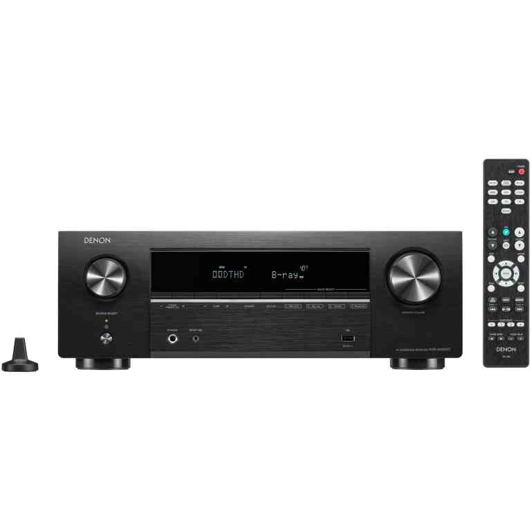 Denon AVR-X580BT 5.2Ch 8K AV Receiver Bluetooth Streaming with HEOS