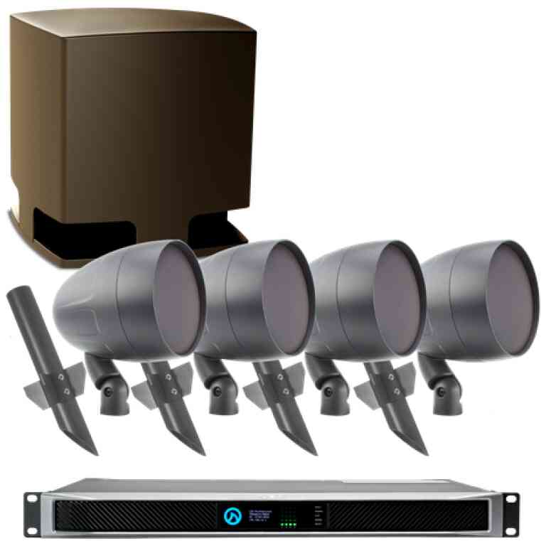 TruAudio AS3-8 Outdoor Speaker System for Wide Area Coverage