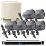TruAudio HS12BR-PAKLEA-AS1-6 Outdoor Audio Kit with Subwoofer
