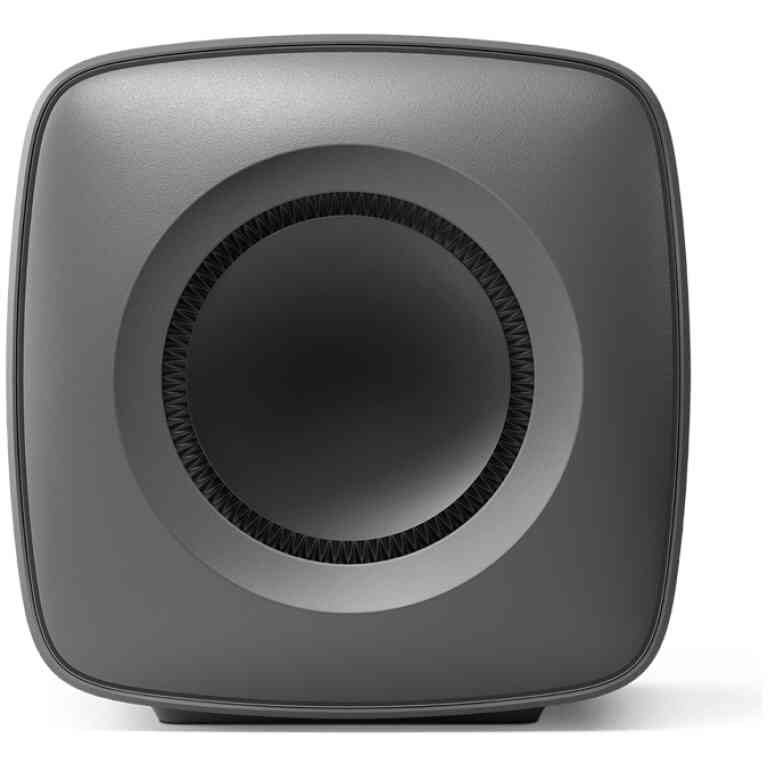KEF KC62 Compact Powered Subwoofer - Titanium Grey