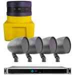 TruAudio SUBT-PAKLEA-AS3-6 Premium Outdoor Speaker System Bundle