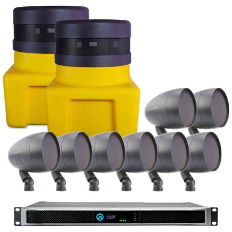 TruAudio SUBT-PAKLEA-AS1 8 High-Output Outdoor Audio System