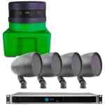 TruAudio SUBT12-PAKLEA-AS1-4 Outdoor Subwoofer + Speaker Package