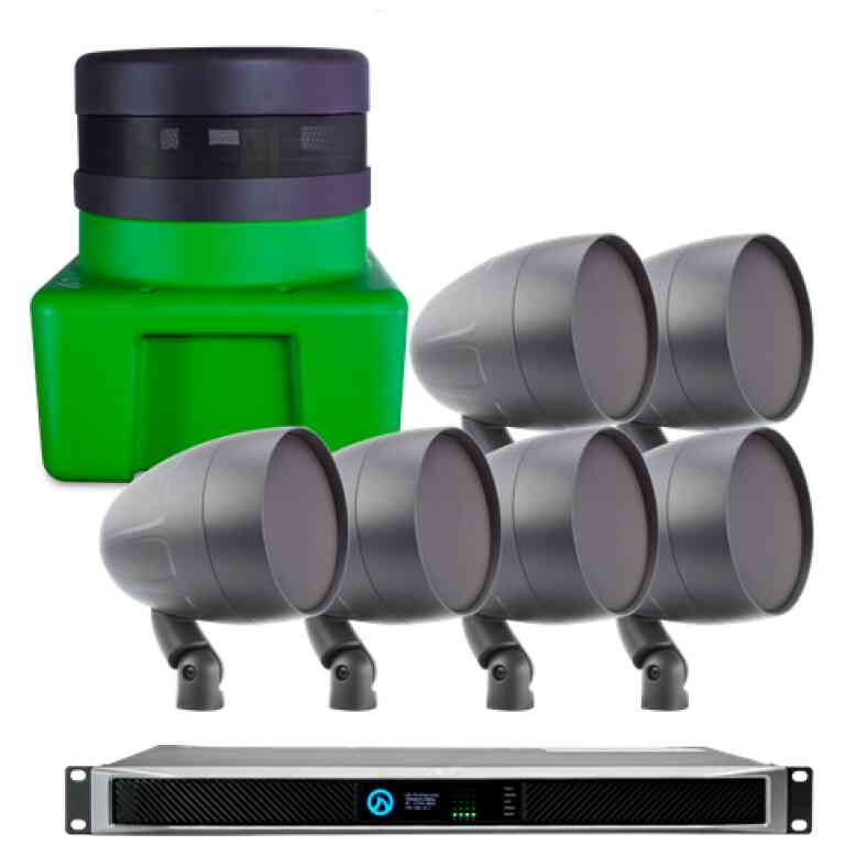 TruAudio AS2-6 Outdoor Speaker System with Subwoofer Package