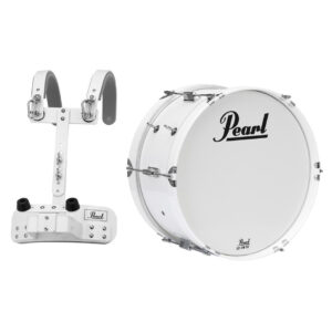 Pearl MJB2008-CXN 20x8 Junior Bass Drum with Carrier White