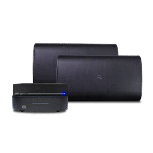 TruAudio OP6BK-A1X-T100 Weatherproof Outdoor Speaker Bundle