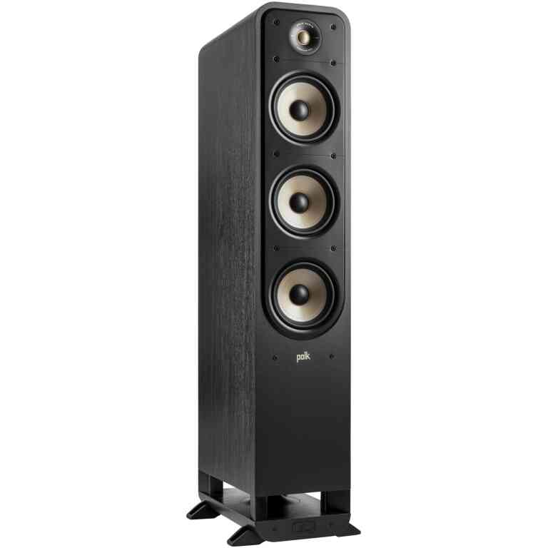 Polk Audio SIGS60ELBK Signature Elite ES60 Large Floorstanding Tower Speakers Pair - Black