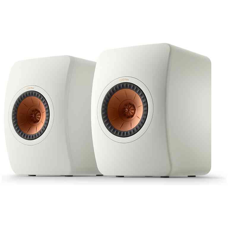 KEF LS50 Meta Bookshelf Speakers Pair - White