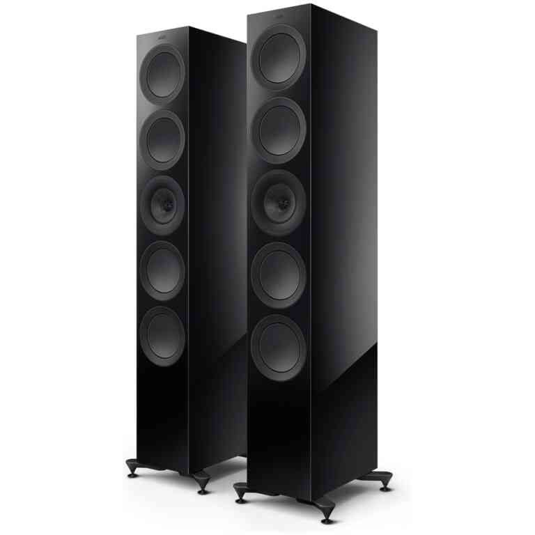 KEF R11 Meta Floorstanding Speakers (Black)