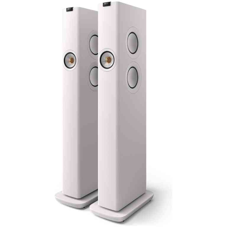 KEF LS60 Wireless Floorstanding Speakers White SP4017AA