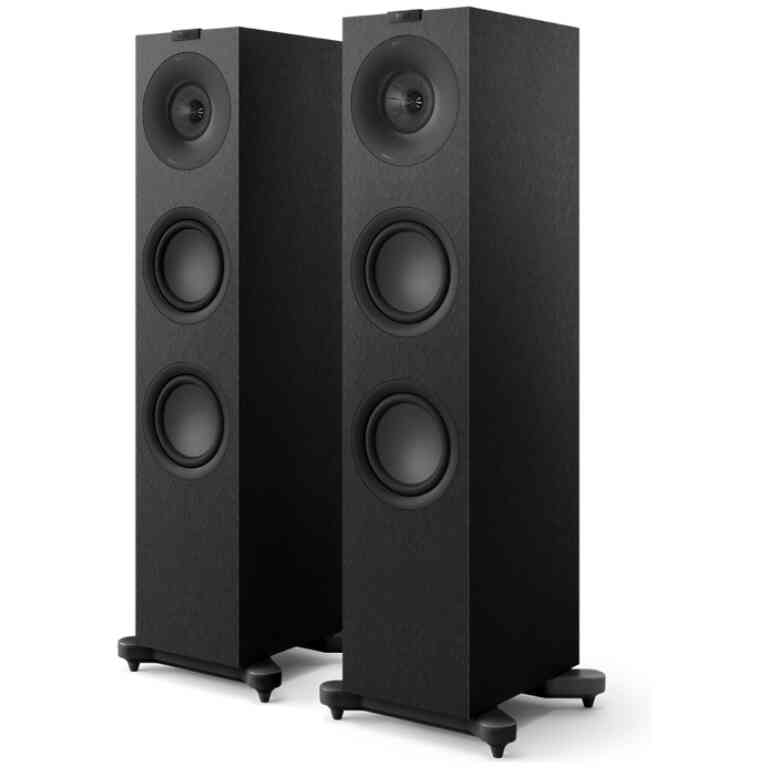 KEF Q7 Meta Floorstanding Speaker Pair - Satin Black