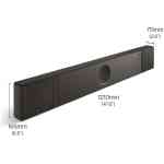 KEF XIO Wireless Soundbar All-in-One Slate Black