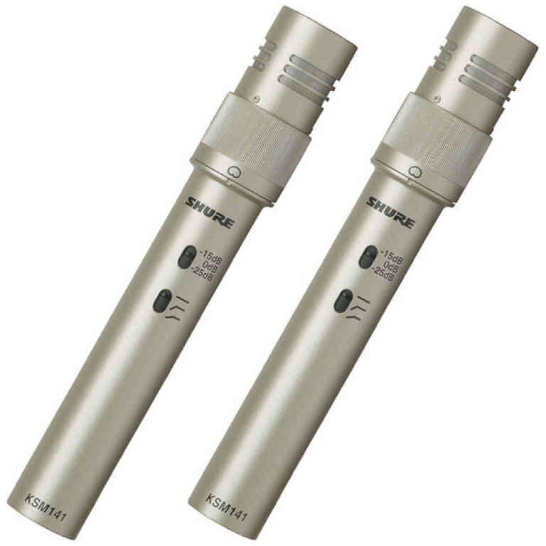 Shure KSM141/SL Dual-Pattern Condenser Microphone Professional Studio