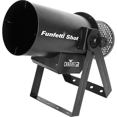 Chauvet DJ FUNFETTISHOT Funfetti Confetti Machine 110v or 230v with FCW Remote Chauvet DJ FUNFETTISHOT Funfetti Confetti Machine 110v or 230v with FCW Remote