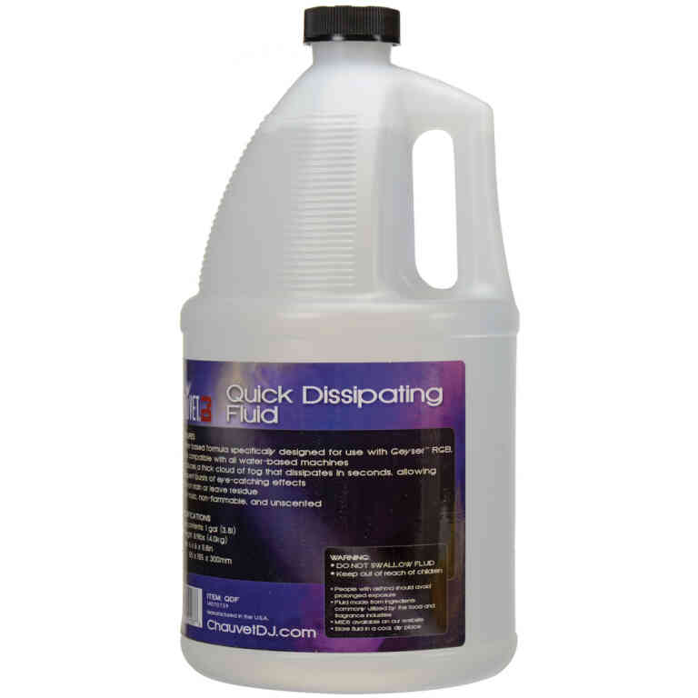 Chauvet DJ Quick Dissipating Fluid Pack of 4x5L Fast Clear Fog Effect