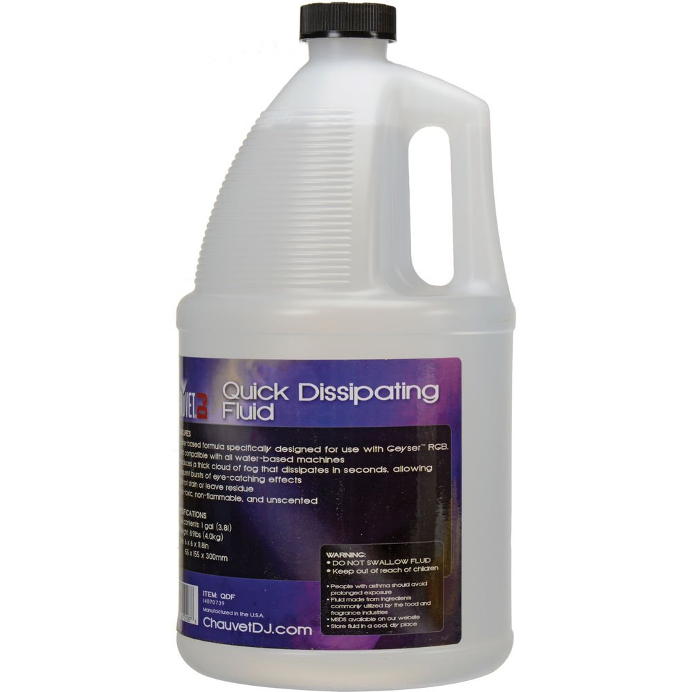 Chauvet DJ Quick Dissipating Fluid Pack of 4x5L Fast Clear Fog Effect Chauvet DJ Quick Dissipating Fluid Pack of 4x5L Fast Clear Fog Effect