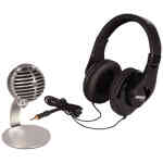 Shure MV5/A-240 BNDL-EFS MV5/A + SRH240A Headphone Bundle - Home Recording Kit