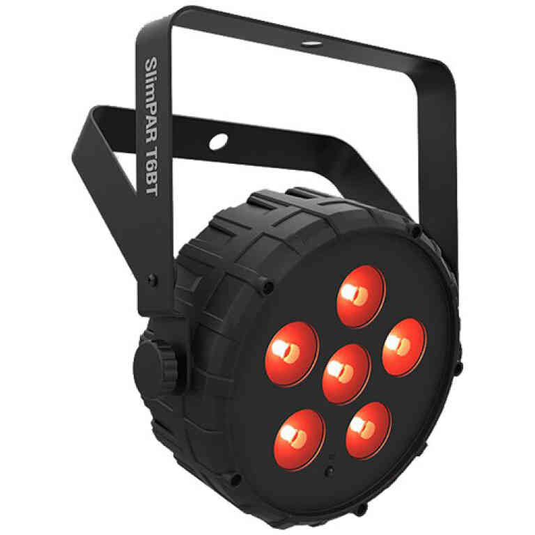 Chauvet DJ Slim Par T6 BT Compact Bluetooth RGB LED Wash Light for Mobile DJs