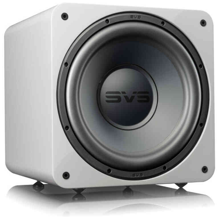 SVS SB 1000 Pro Compact Sealed Subwoofer - Piano Gloss White