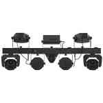 Chauvet DJ GIGBARMOVEILS Gig Bar MOVE ILS Motorized LED Lighting System for DJs