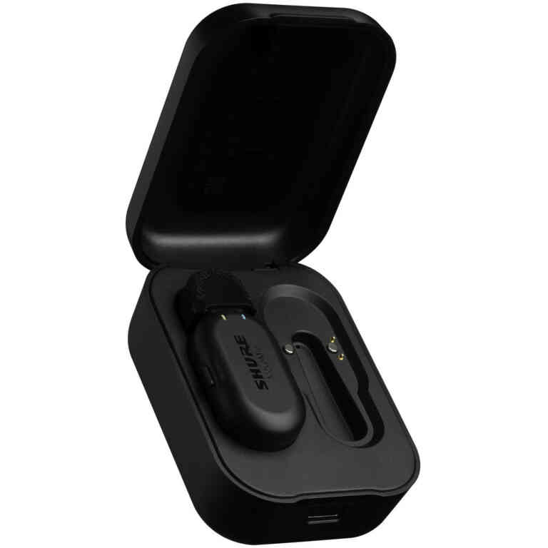 Shure MV-ONE-Z7 Wireless Lavalier Mic to Phone Requires Charge Case Operation