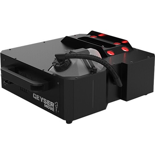 Chauvet DJ GEYSERMOVE Geyser Move Vertical Fog Jet 110v or 230v with LED FX Lighting Chauvet DJ GEYSERMOVE Geyser Move Vertical Fog Jet 110v or 230v with LED FX Lighting