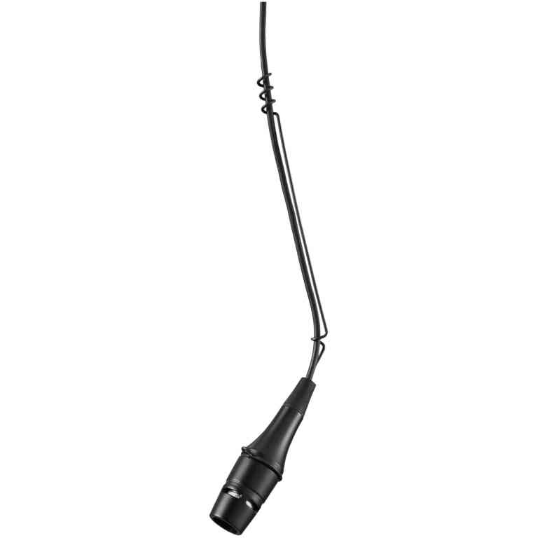 Shure CVO-B/C Cardioid Hanging Microphone for Clear Audio, Black