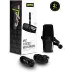 Shure MV7+-K XLR USB Speech Microphone Black Podcast and Streaming Studio Mic