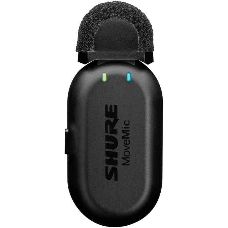 Shure AMV-LAV-Z6 Wireless Lavalier Microphone - Requires Charge Case for Operation