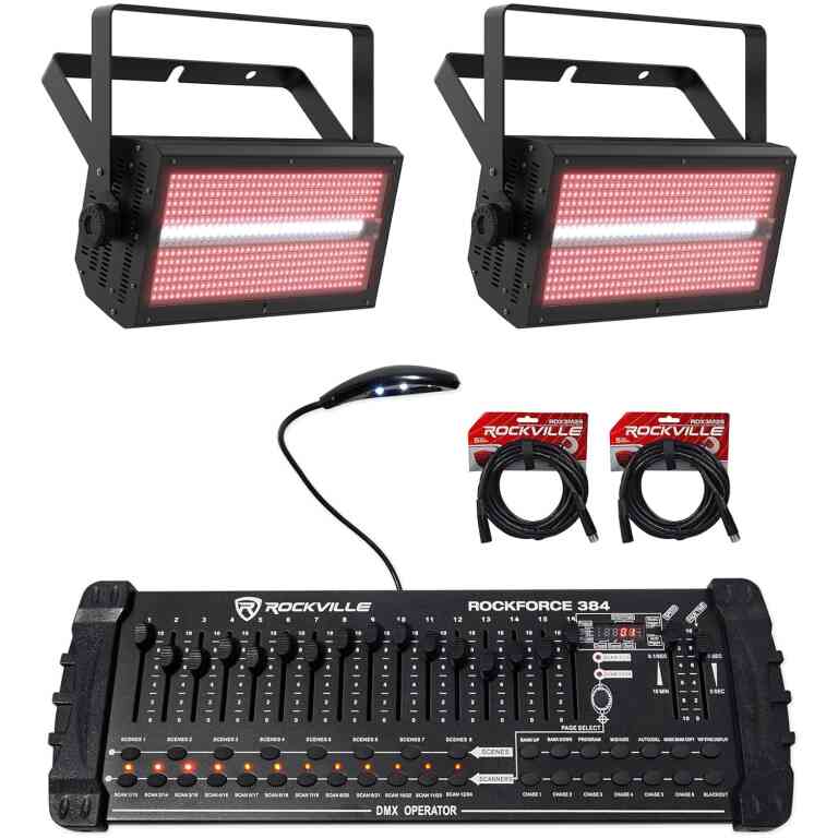 Chauvet DJ Shocker Panel FX LED Panel with 3 & 5 Pin DMX for Stage Lighting FX
