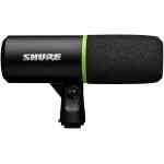 Shure MV6 USB Speech Microphone Black - Pro Mic for Podcasting & Streaming