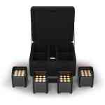 Chauvet DJ FREEDOMPARQ9X4 Freedom Par Q9 X4 Wireless LED Wash Lighting Quad Pack