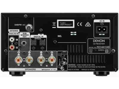 Denon RCDM41DABBKEK Mini Hi-Fi Audio System Black