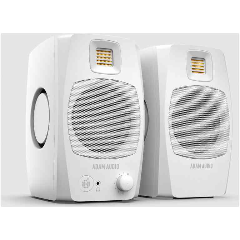 Adam Audio D3V-W Desktop Monitors White Pair