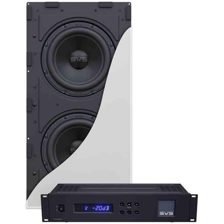 SVS 3000 In-Wall Subwoofer Paintable White Grille