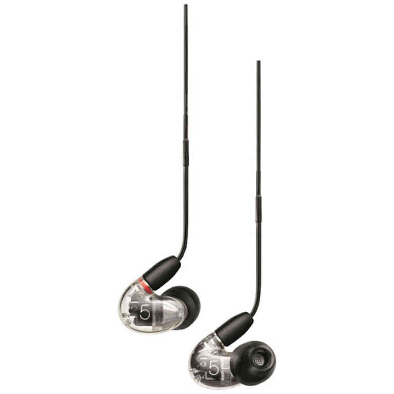 Shure SE53BACL-LEFT AONIC 5 Sound-Isolating Earphones (Clear)