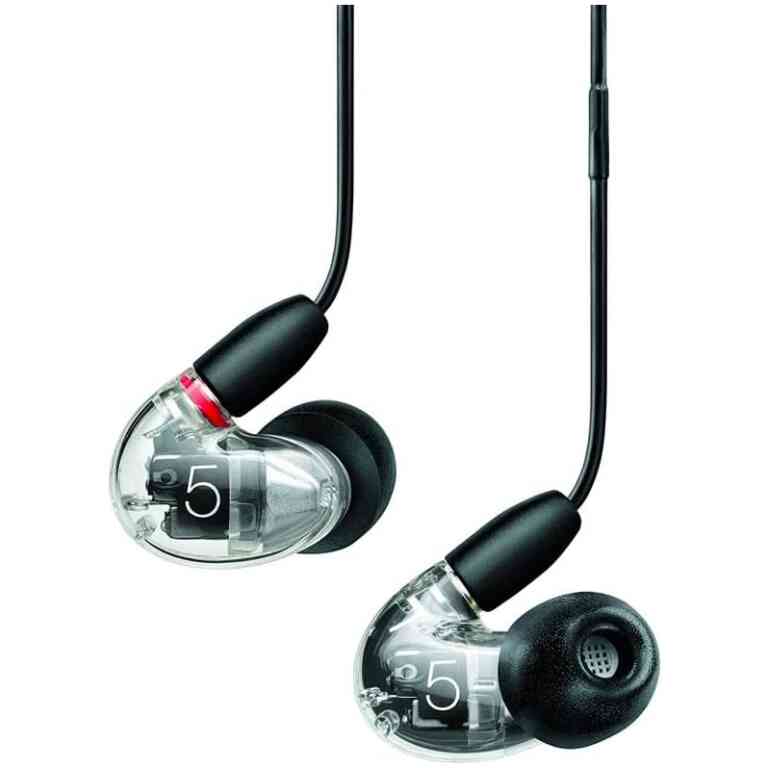 Shure SE53BACL+UNI-EFS Wired Sound Isolating Earbuds, High Definition Sound plus Natural Bass