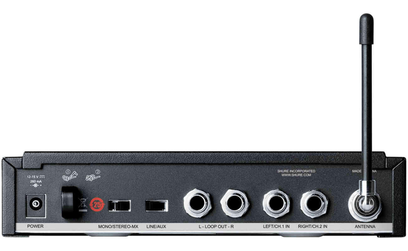 Shure P3TR112GR-K3E PSM 300 Wireless In-Ear Monitoring Set with SE112 Earphones