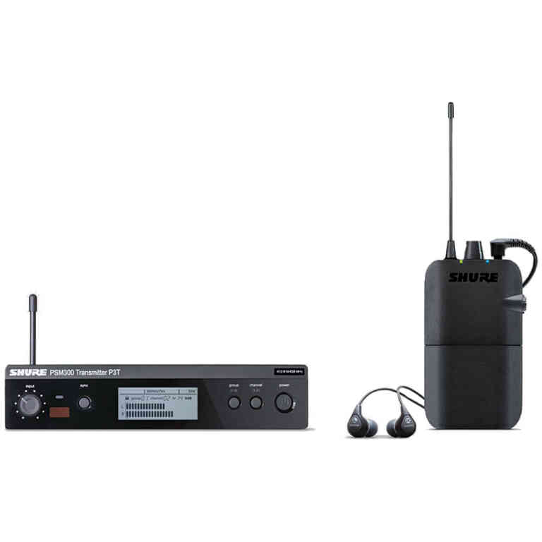 Shure P3TR112GR-K3E PSM 300 Wireless In-Ear Monitoring Set with SE112 Earphones