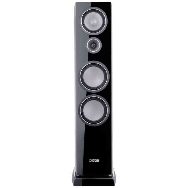 Canton Vento 90 Floorstanding Speakers Pair - Black High-Gloss