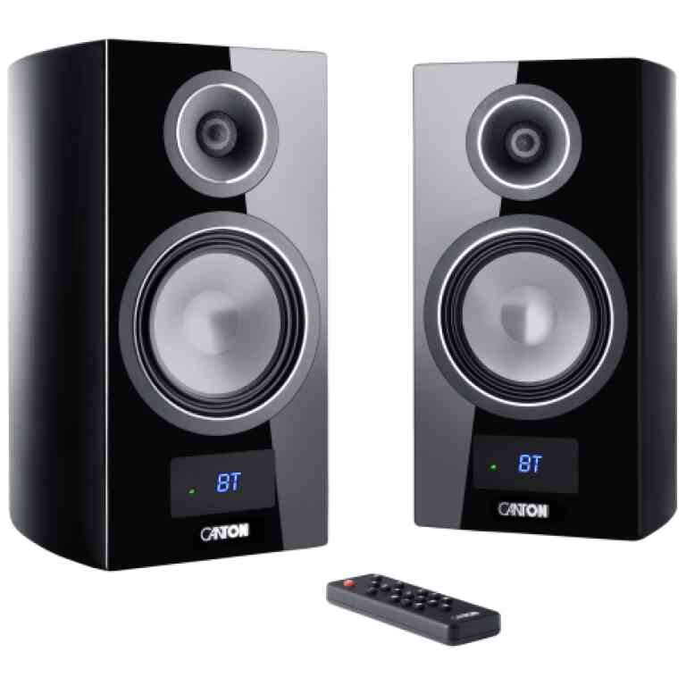 Canton Smart Vento 3 S2 Bookshelf Speakers Pair - Black High-Gloss