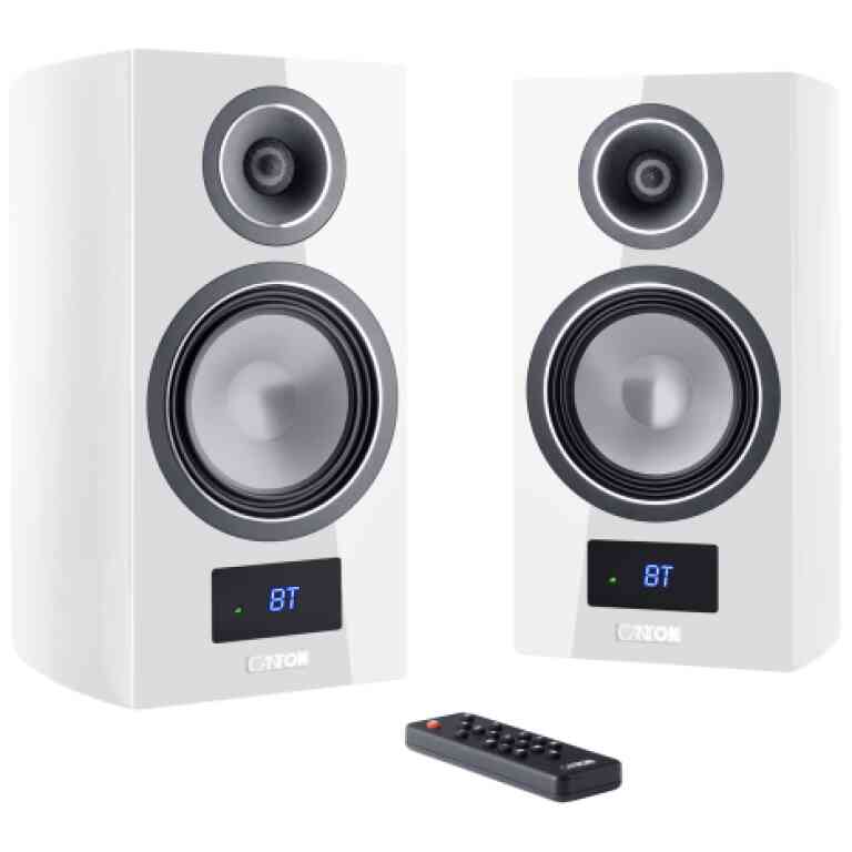 Canton Smart Vento 3 S2 Bookshelf Speakers Pair - White High-Gloss