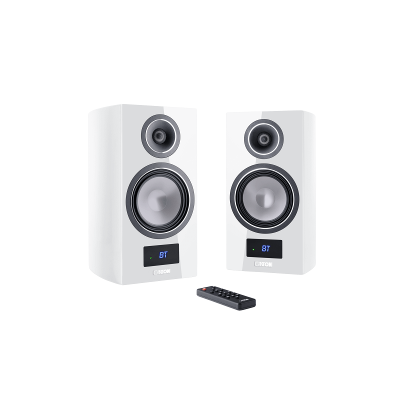 Canton Smart Vento 3 S2 Bookshelf Speakers Pair - White High-Gloss