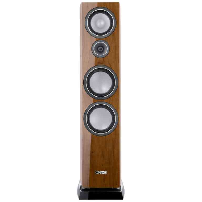 Canton Vento 90 Floorstanding Speaker Pair - Walnut High-Gloss