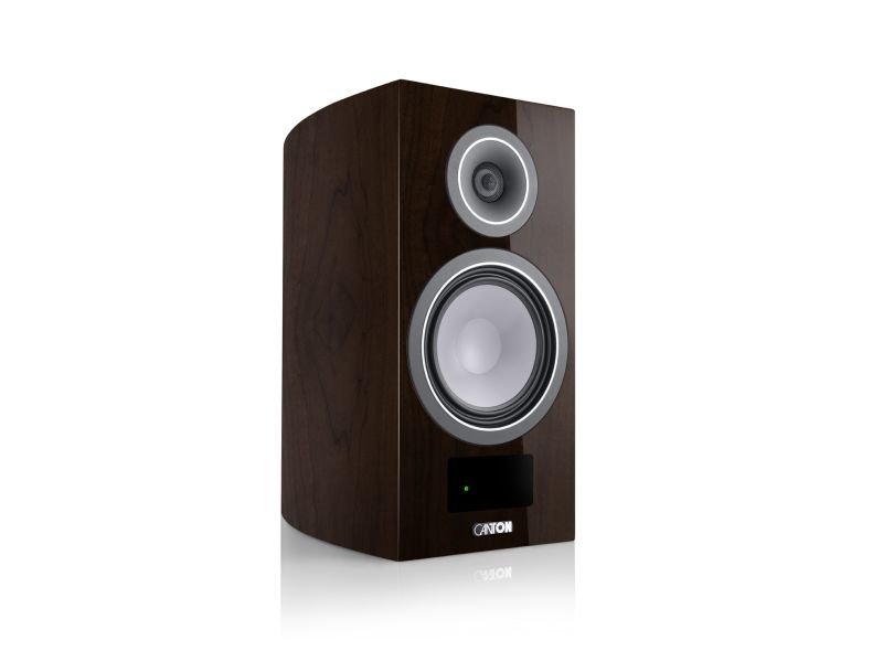 Canton Smart Vento 3 S2 Bookshelf Speakers Pair - Walnut Dark High-Gloss