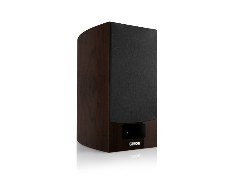 Canton Smart Vento 3 S2 Bookshelf Speakers Pair - Walnut Dark High-Gloss