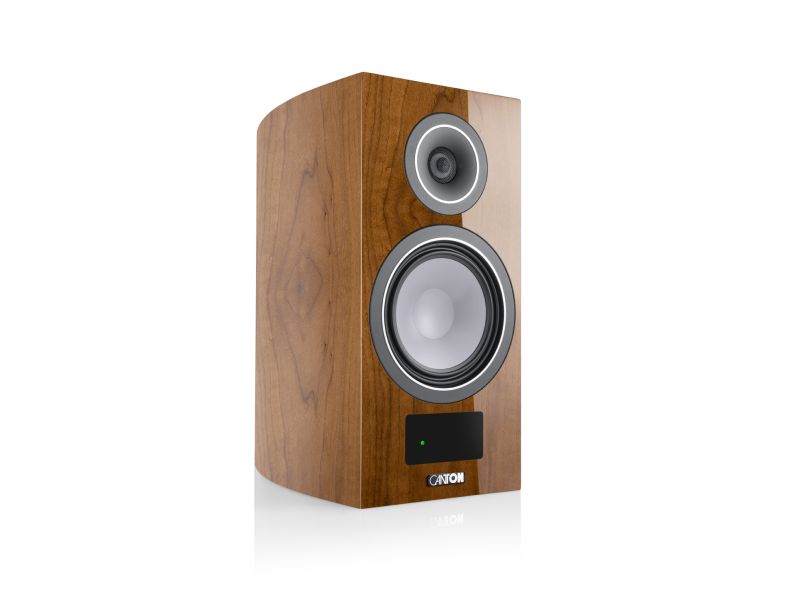 Canton Smart Vento 3 S2 Bookshelf Speakers Pair - Walnut High-Gloss
