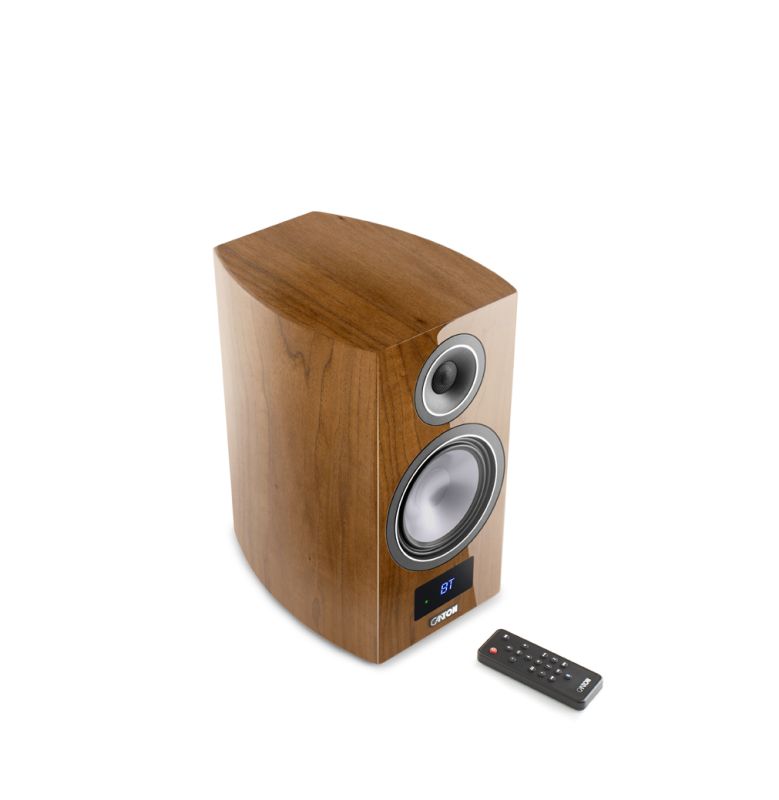 Canton Smart Vento 3 S2 Bookshelf Speakers Pair - Walnut High-Gloss