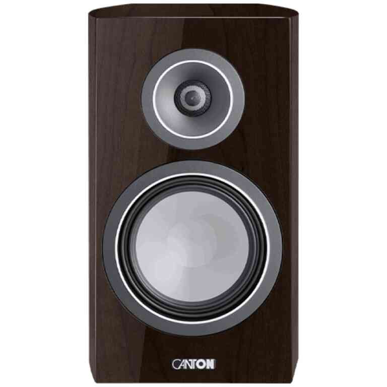 Canton Vento 30 Bookshelf Speakers Pair  - Walnut Dark High-Gloss