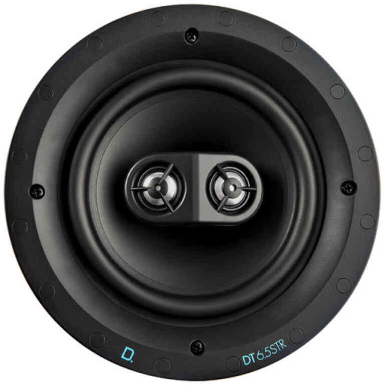 Definitive Technology DT 6.5STR DT Custom Install Series Round 6.5" Single Stereo In-Ceiling Speaker